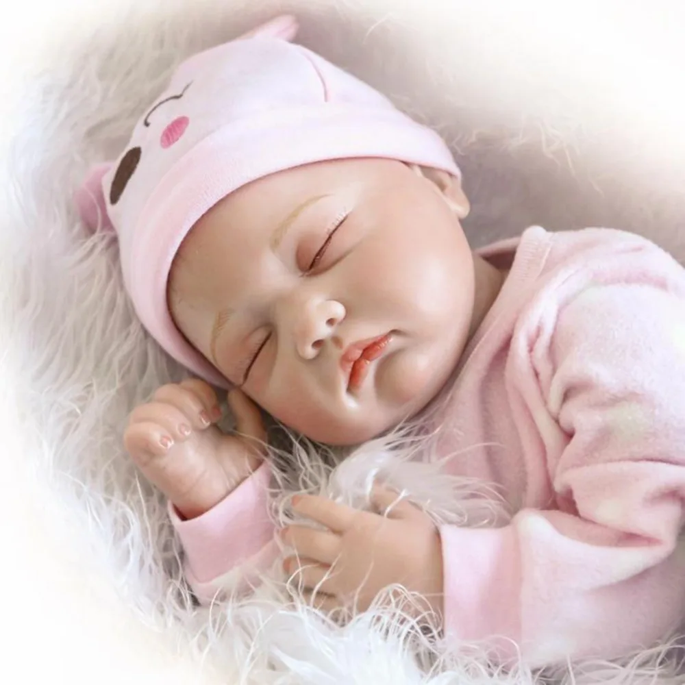 Npk коллекции bebe Кукла реборн с мягкой силиконовой девушка тела Новорожденные