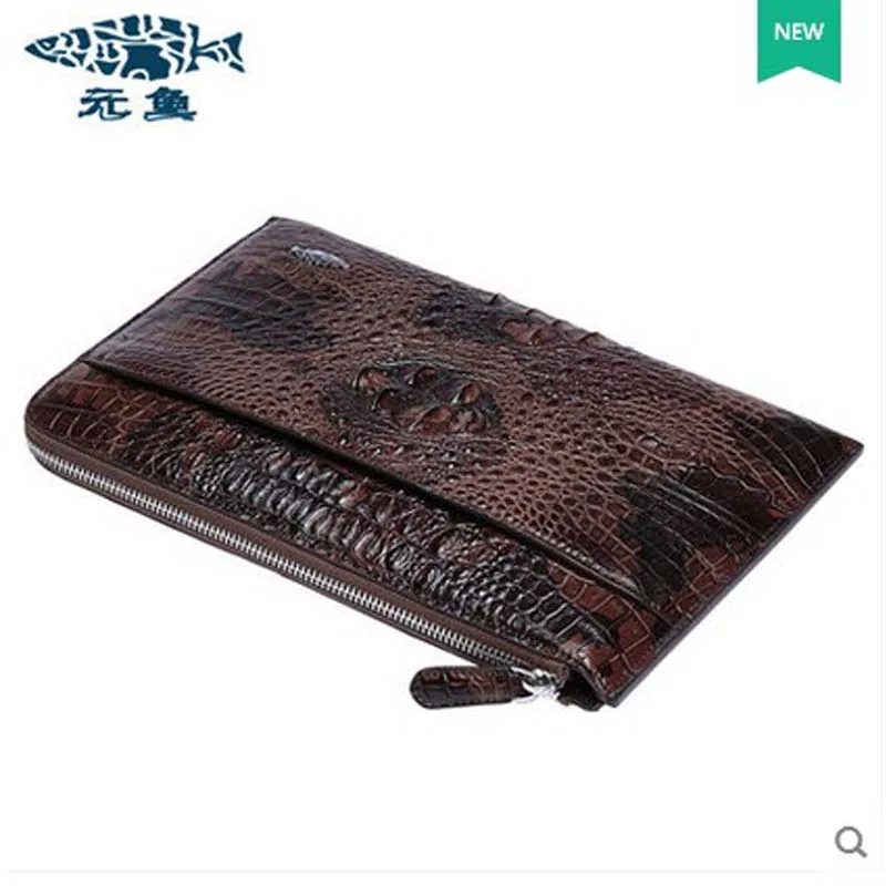 

yuanyu new crocodile leather men bag man long wallet male crocodile men clutch bag