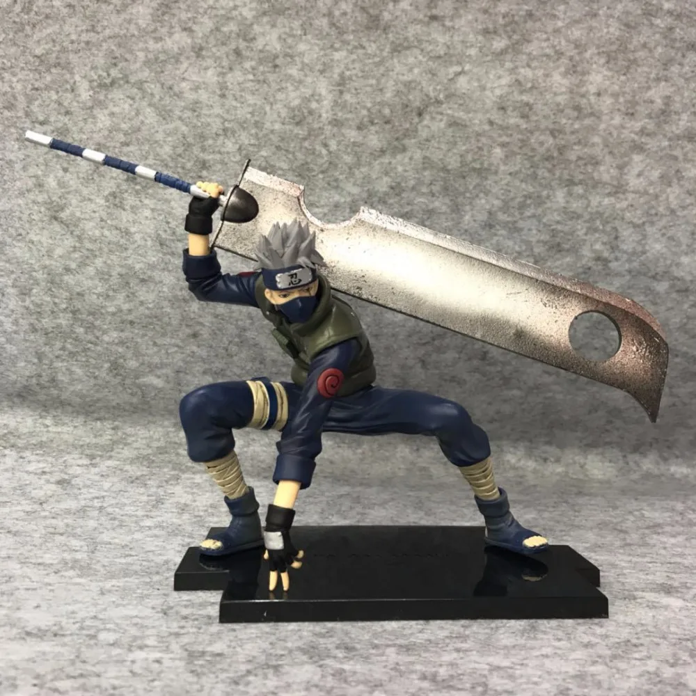 Аниме фигурки 15 см Наруто Ninkai Taisen Kakashi 1/8 масштаб Kubikiribocho Ver. Обувь для косплея