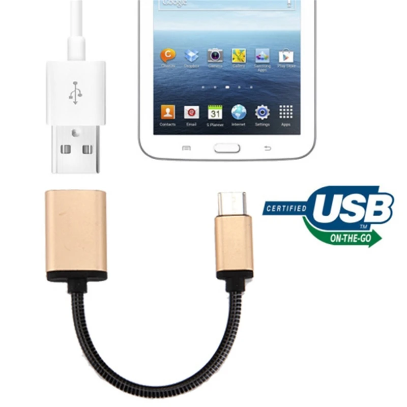 Кабель адаптер Type USB C OTG/Type к 3 0 2 OTG/для Samsung OnePlus MacBook Xiaomi Huawei OTG|Переходники и