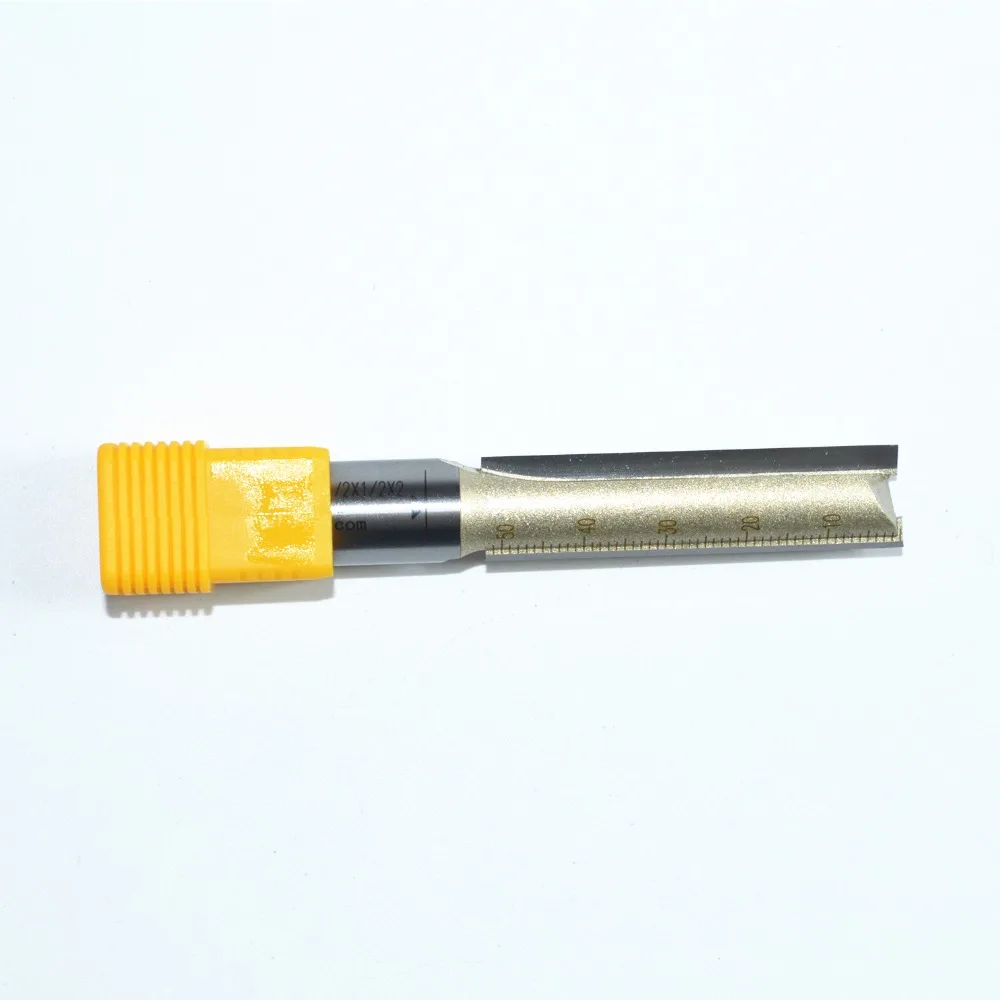 1pcs-12.7мм* 12,7 мм* 50,8 мм, твердый карбид cnc Концевая фреза для деревообработки, древесины гравировки Концевая мельница, 2 флейты прямой фреза