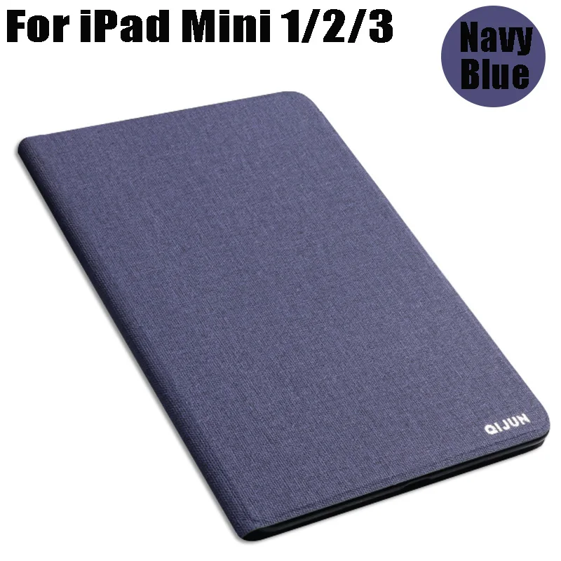 IPad Mini 1 2 3 QIJUN Coque для Apple Ipad Mini 1 2 3 4 5() чехол бизнес чехол для планшета Fundas кожаный для Ipad Mini 1 2 3 4 5 Чехол - Цвет: IPad Mini 1 2 3