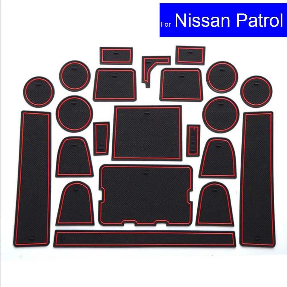 Противоскользящие коврики для автомобильных ворот Ковров держатель Nissan Patrol 2017