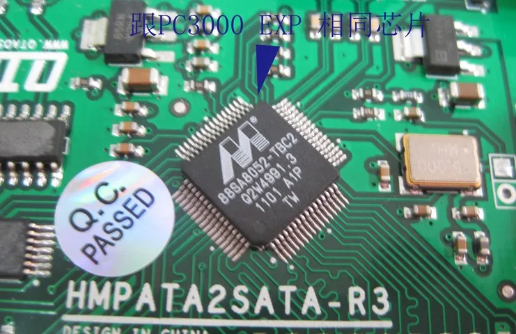 QT-IDE для SATA карты, pc3000 адаптер карты и jmicron чип контрастности, скорость 30