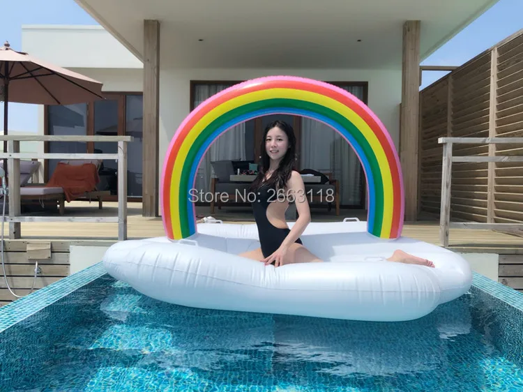 Гигантский Новое поступление Радуга облако и ни в коем случае надувной бассейн