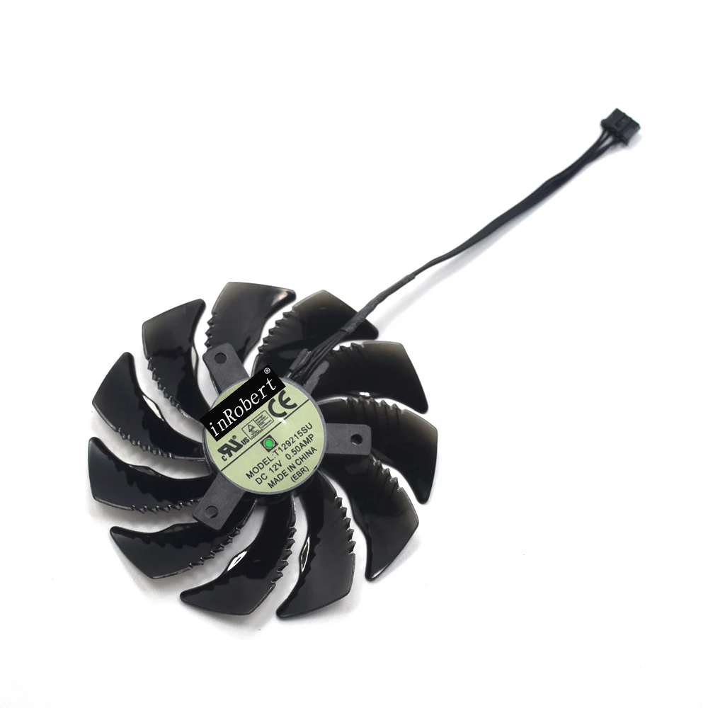 Вентилятор охлаждения 4Pin 88 мм T129215SU PLD09210S12HH для видеокарты Gigabyte GeForce GTX1060 1070 GTX 1050ti