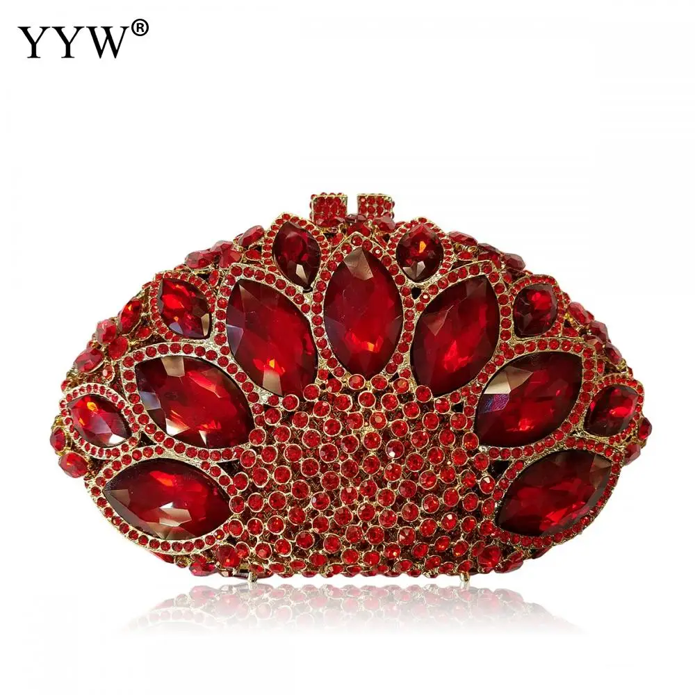 Женская сумка клатч с цветочным рисунком Серебристые сумки кристаллами на