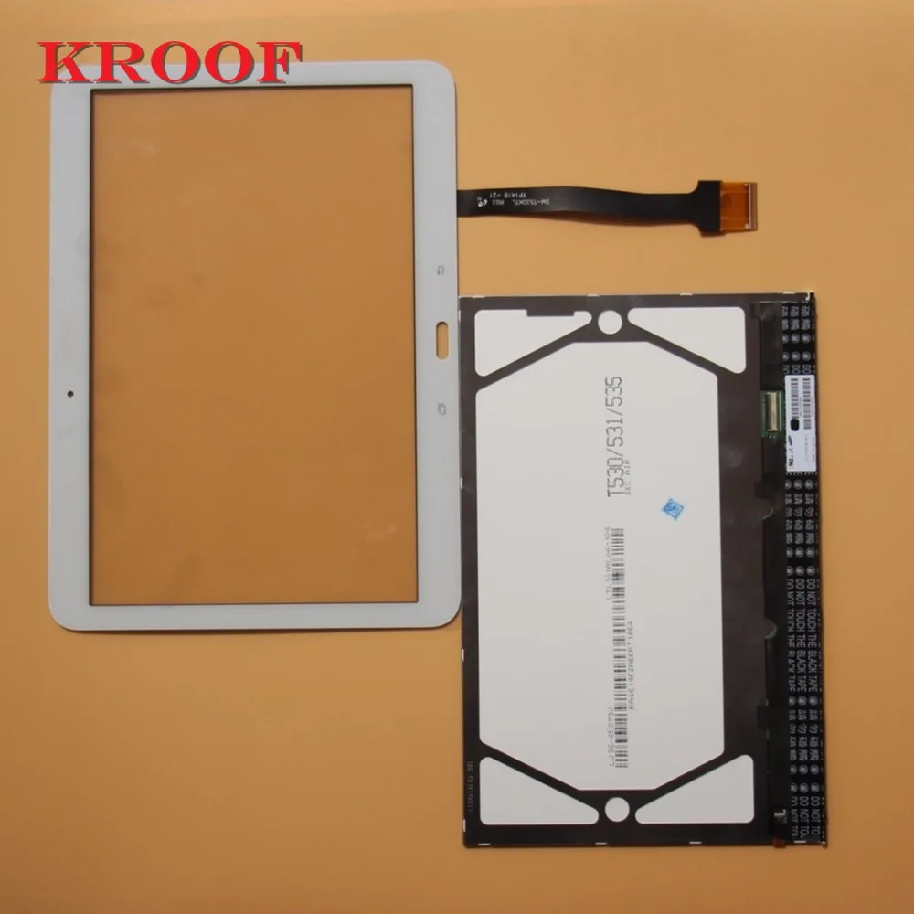 KROOF для Samsung Galaxy Tab 4 SM T530 T530NU T531 T535 ЖК дисплей Сенсорный экран планшета Стекло 10 1