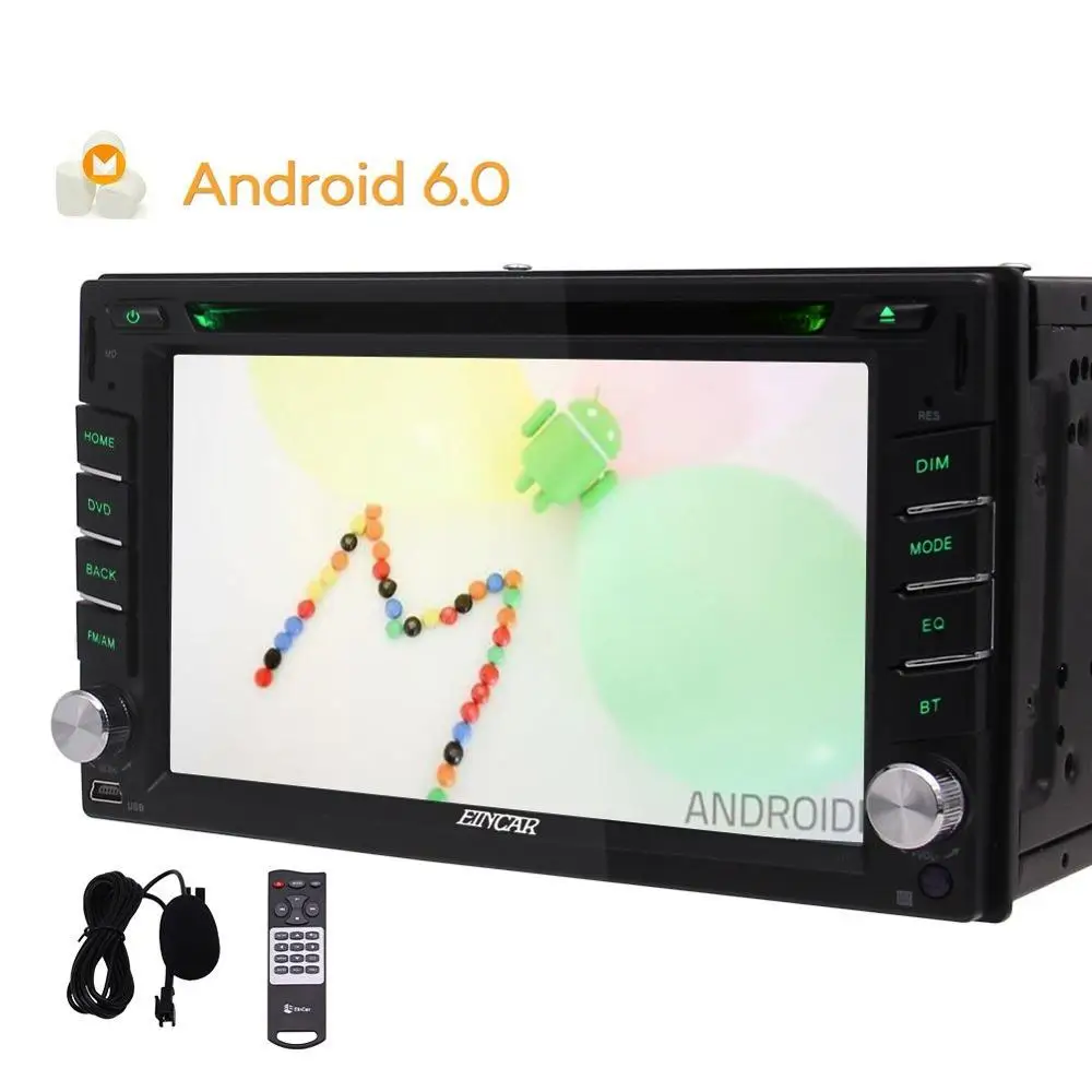 Емкостный Android 6.0 3G Wi Fi автомобильный DVD GPS навигатор Double DIN 2din стерео Радио
