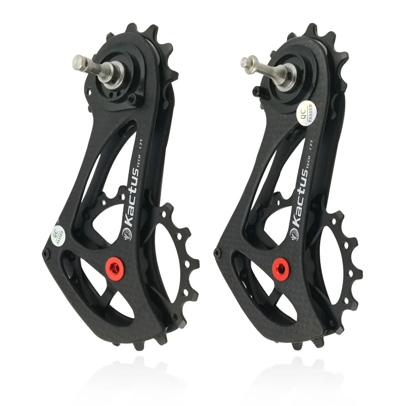 Велосипедный задний переключатель шкив карбонового волокна 17 т для SRAM RIVAL FORCE RED ETAP легкий керамический подшипник Jockey Wheel