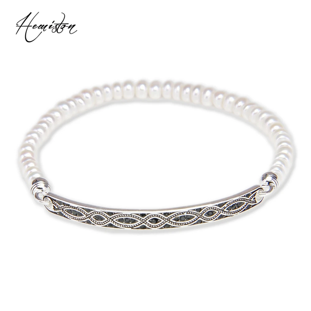 Браслет из пресноводного жемчуга в стиле Томаса браслет с узлом и мостом