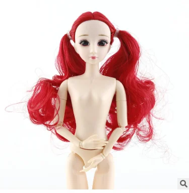 S Мини BJD куклы 3D синий фиолетовый глаза с 20 подвижных суставов Мода DIY куклы 22 стиля для девочки подарок - Цвет: S