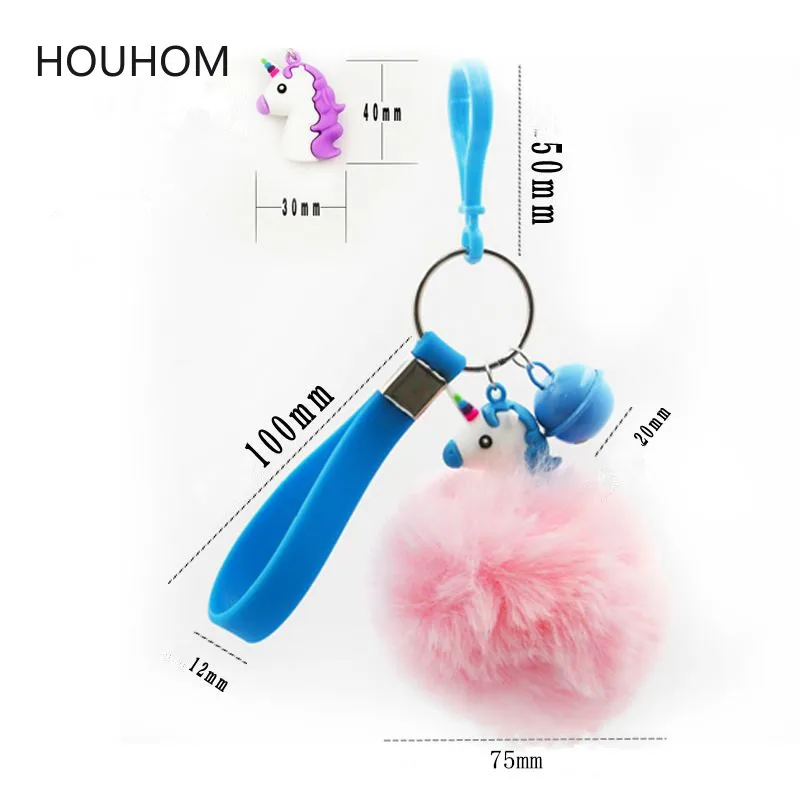 Резиновый плюшевый брелок для вечеринки в виде единорога украшения честь