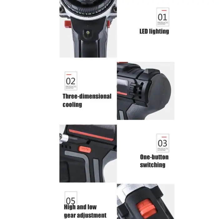 Rechargeable Miniature Multifunction C Tool Drill Electric Screwdriver Manual Drill Dropshipping