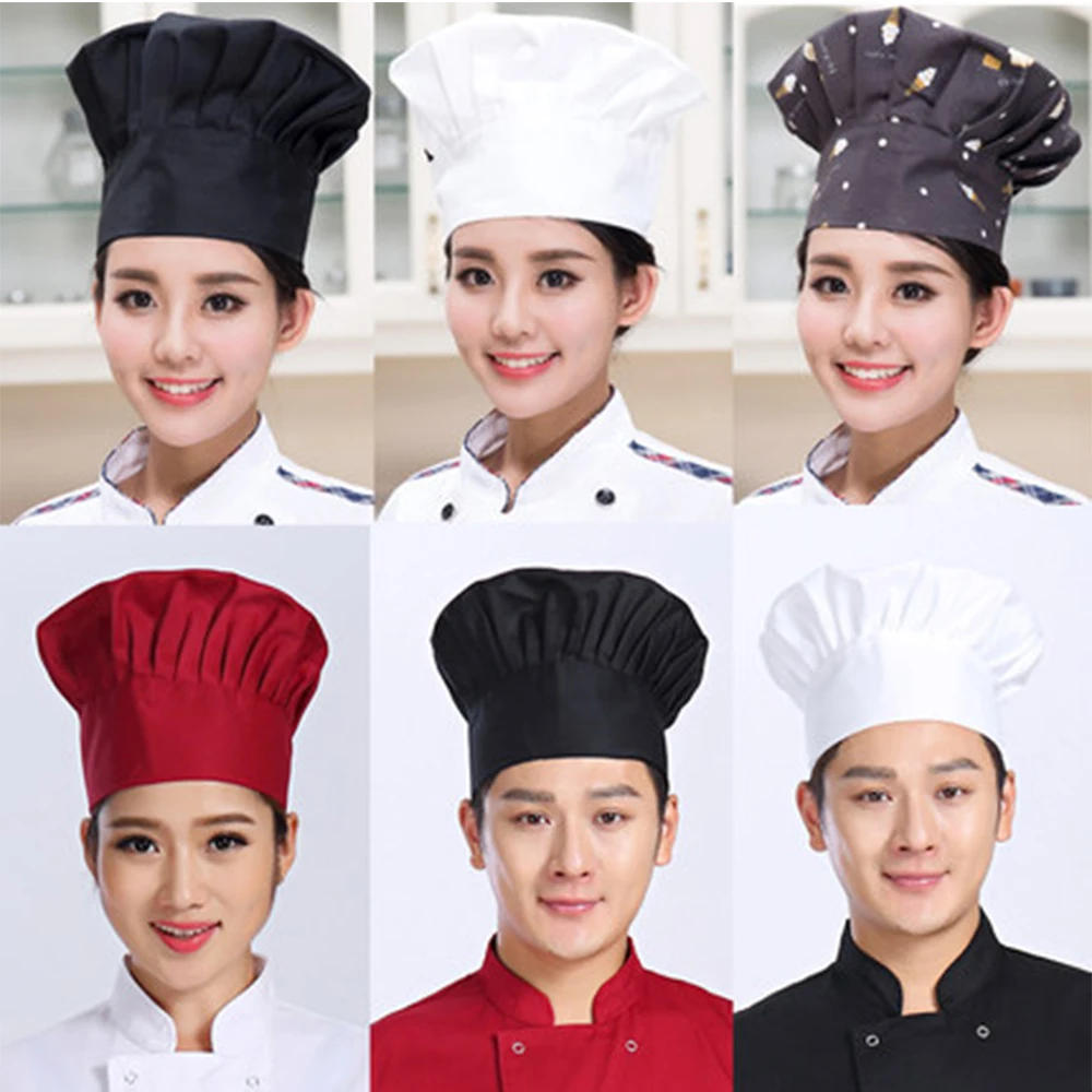 Поварские головные уборы 2019 высокое качество опт однотонные для повара
