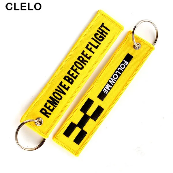 Style 6 CLELO, аксессуары для путешествий, вышитая бирка для багажа, брелок на цепочке, дорожная сумка, бирка, модный подарок для авиационных подарков - Цвет: Style 6