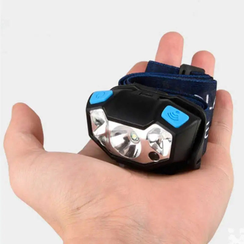 Aniige USB зарядка Индукционная фара XPE датчик движения налобный фонарь 5-Mode охотничий фонарик походный Головной фонарь встроенный аккумулятор