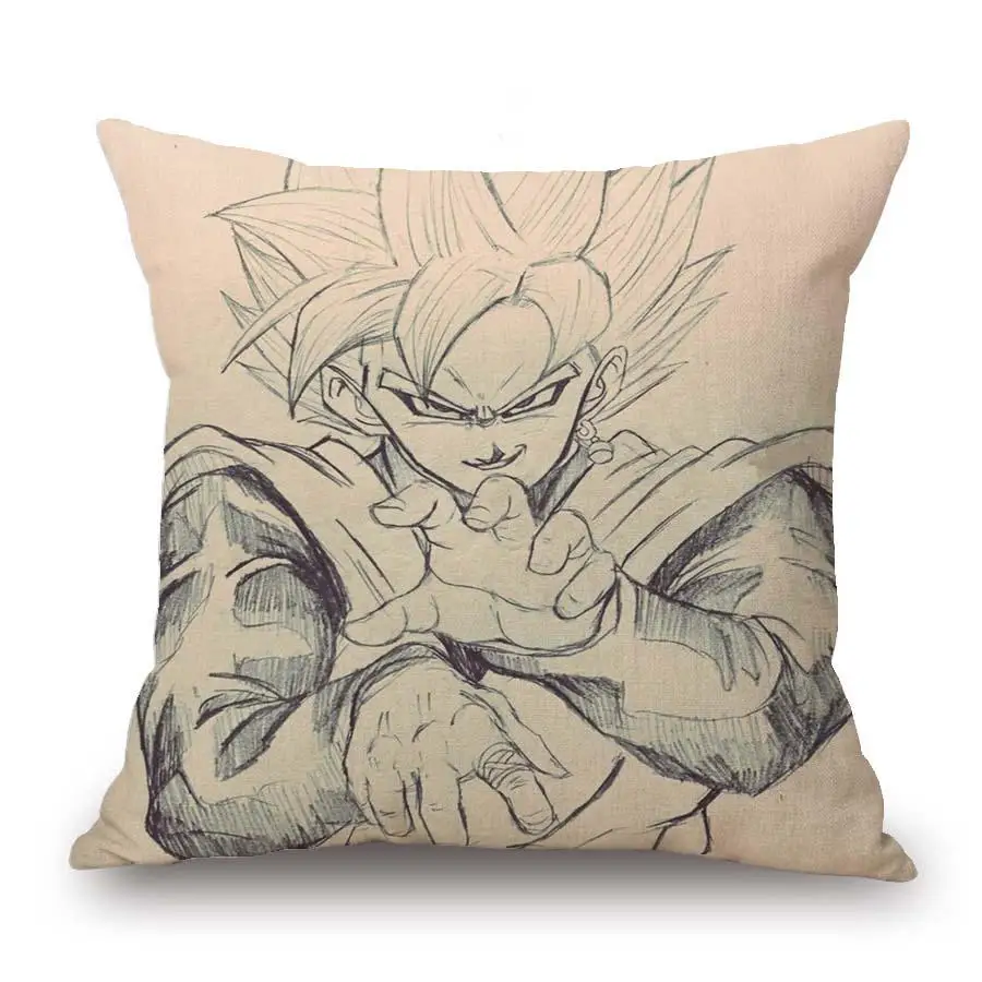 1 18 дюймов японского аниме Dragon Ball Z House Декоративные Чехлы на подушку Goku принты наволочки домашний декоративный чехол на подушки - Цвет: 1