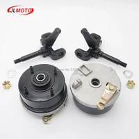 1pair2pcs steering strut knuckle spindle with drum brake wheel hub fit for atv vehicle 150cc 200cc 250cc go cart buggy parts