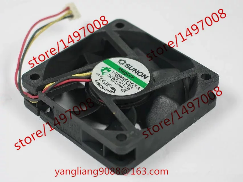 SUNON KDE2406PHV1-A MS.B1771. R.gn.x DC 24V 1,7 W 60x60x15mm вентилятор охлаждения сервера