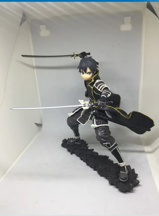 17 см аниме SAO Sword Art Online Kirigaya Kazuto Kirito ПВХ Коллекционные фигурки модели игрушки для