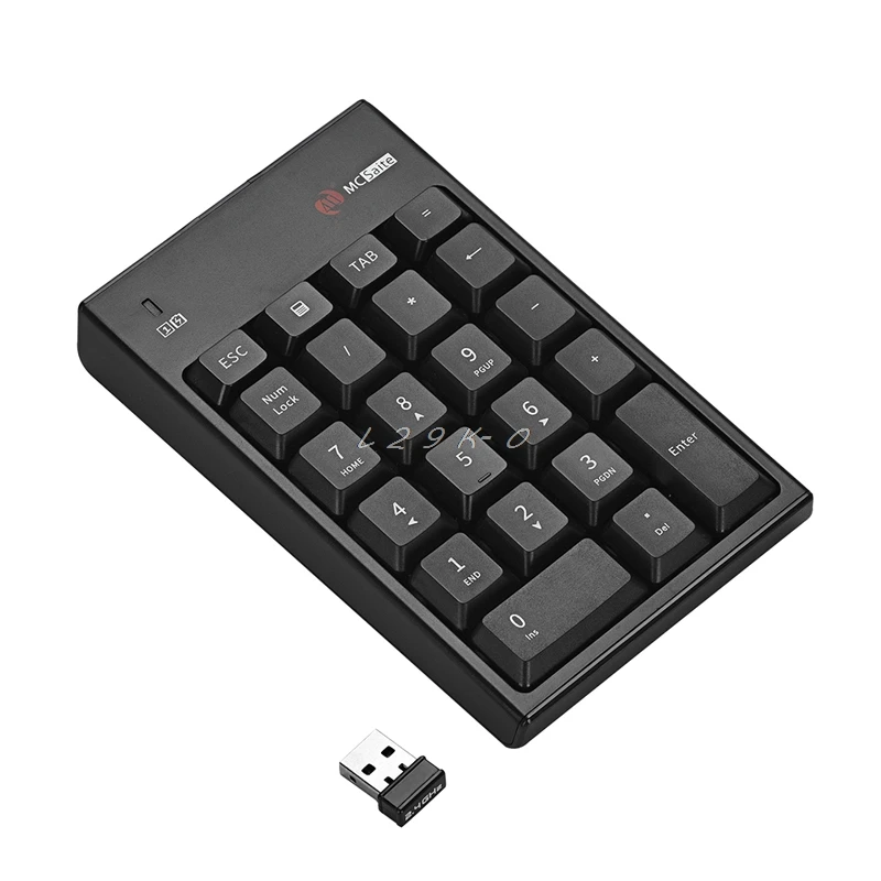RF 2 4G Беспроводные цифровые клавиши клавиатуры и оптическая мышь Combo для
