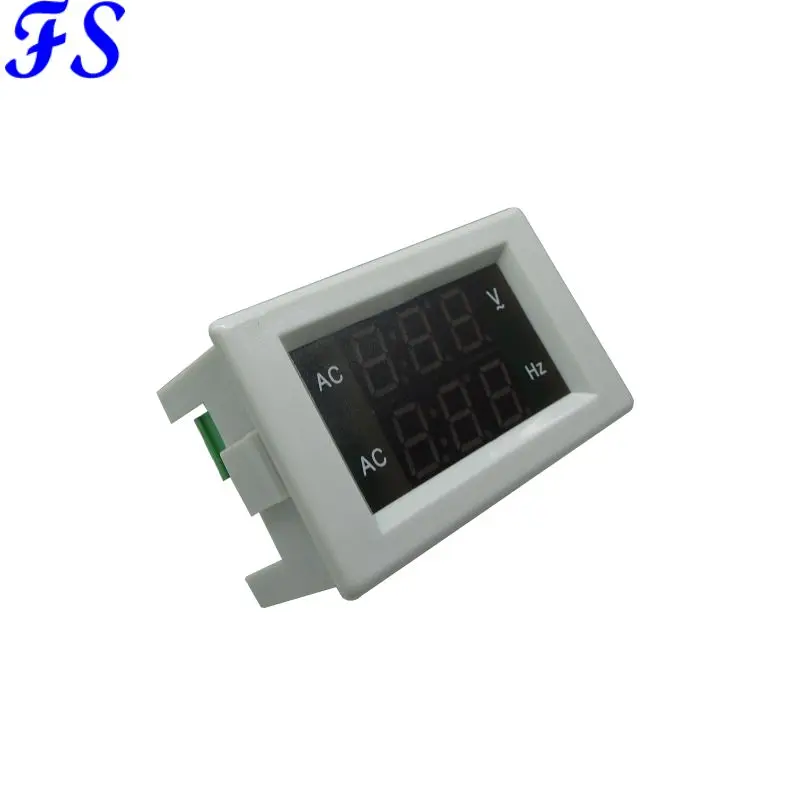 Измеритель частоты и напряжения переменного тока 80 500 В 45 65 Гц двойной дисплей