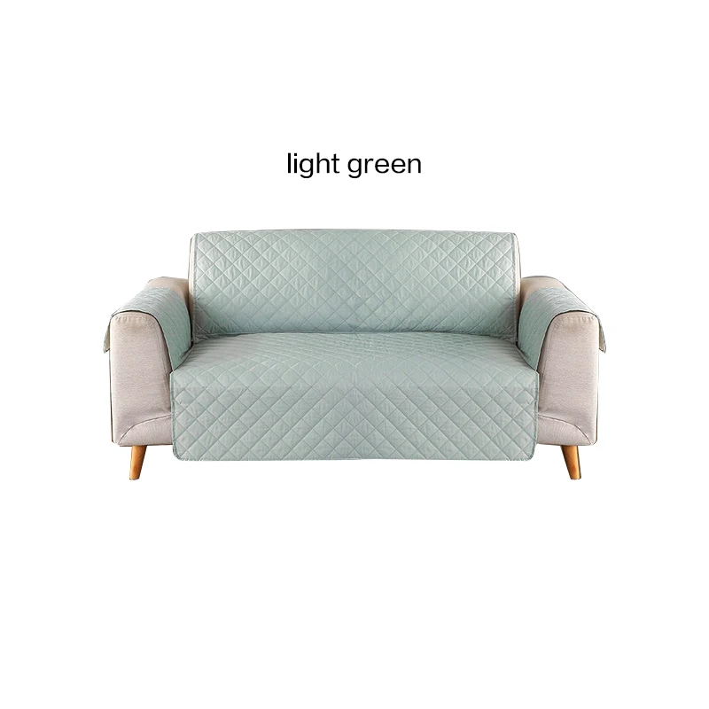 Light Green Диван-накидка на кресло Пледы для домашних животных собак детский коврик протектор мебели Реверсивный съемным подлокотник чехлов 1/2/3 сиденье - Цвет: Light Green