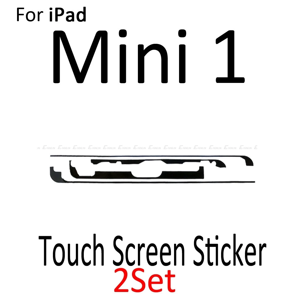 Touch Screen Mini 1 2 компл./лот, новинка, 3m, клей, средняя рамка, клейкая наклейка для iPad Air 2 Mini 1 2 3 4, сенсорный экран, дигитайзер, лента - Цвет: Touch Screen Mini 1