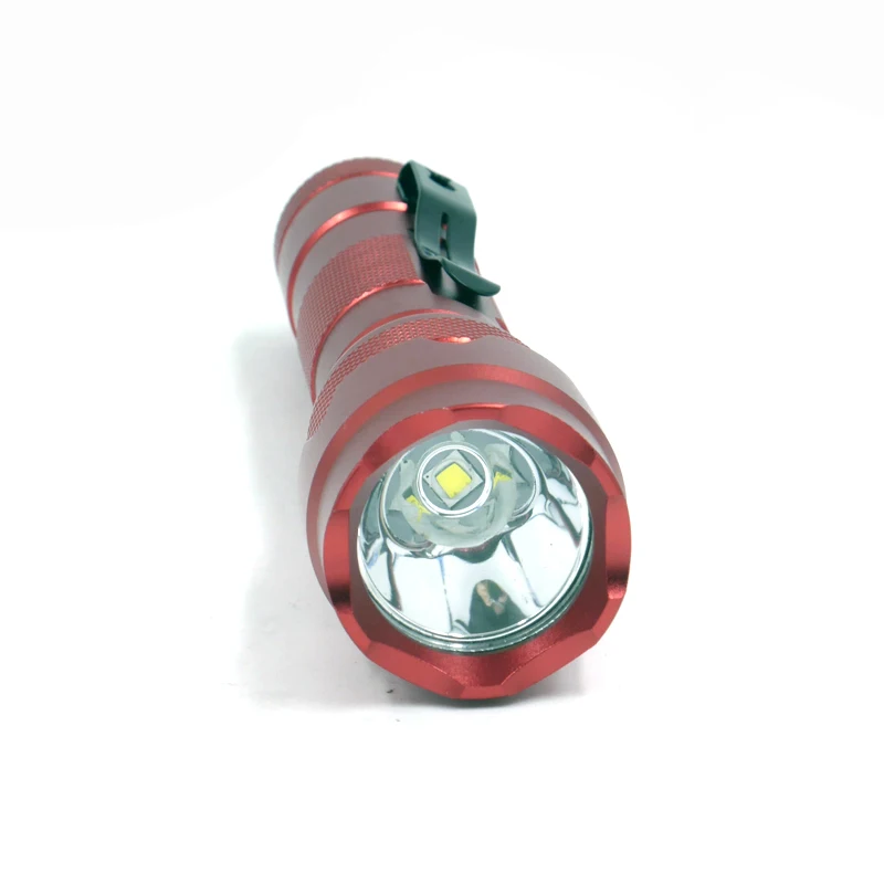 Красный 502B Cree XM-L2 U3 светодиодный Алюминий фонарик факел свет лампы Мощность 1x18650 Батарея