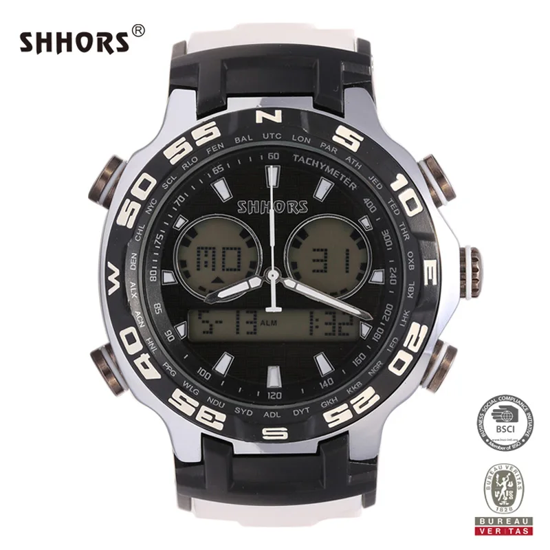 SHHORS часы Человек Личность Прохладный мужчины цинковый сплав Дело кварцевые окне