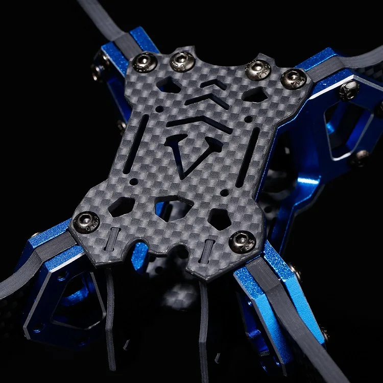 Рамка для дрона iFlight Vertigo VX5 V2, 5 дюймов, 200 мм, вертикальная рамка FPV 4 мм, рукоятка, совместимая с двигателем Xing 2207 для радиоуправляемого дрона, Гоночный комплект DIY