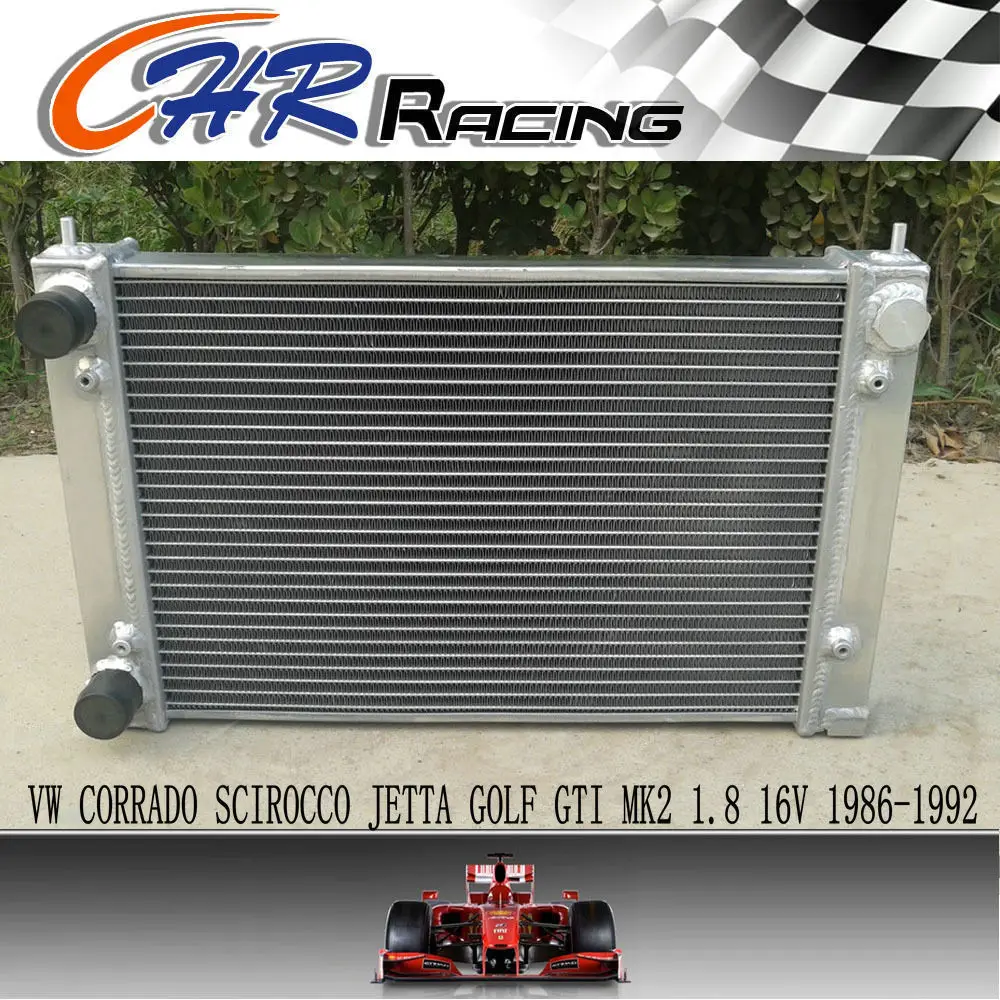 Алюминиевый радиатор для Volkswagen VW CORRADO SCIROCCO JETTA GOLF GTI MK2 1 8 16V 1986 1992|vw mk2 radiator|vw jetta