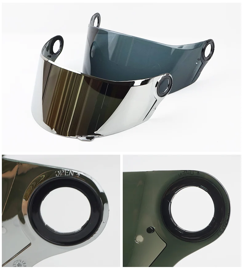 Для LS2 FF358 FF396 полный шлем козырек Стекло Замена щит для LS2 ff392 многоцветный внешний объектив прозрачный, черный, серебристый