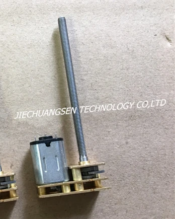 10*24 мм N20 DC мотор-редуктор, DC3V 6 V 12 V M3* 55 MM вал с винтовой резьбой DIY умный робот дверной двигатель блокировки