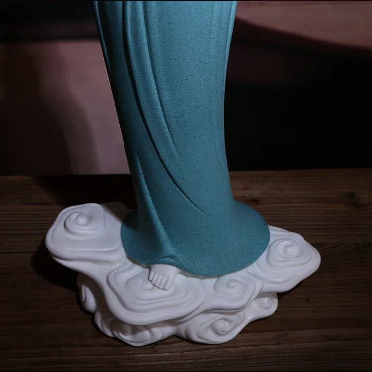 Guanyin Будда Бодхисаттва украшения Керамические изделия для гостиной дома