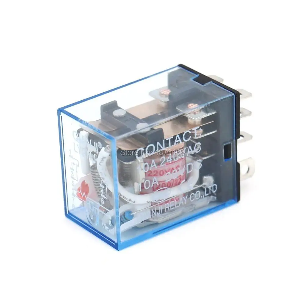 LY2N J AC 220V / 110V Катушка 8 Pin DPDT реле listrik 10A 240VAC 24VDC|Реле| |