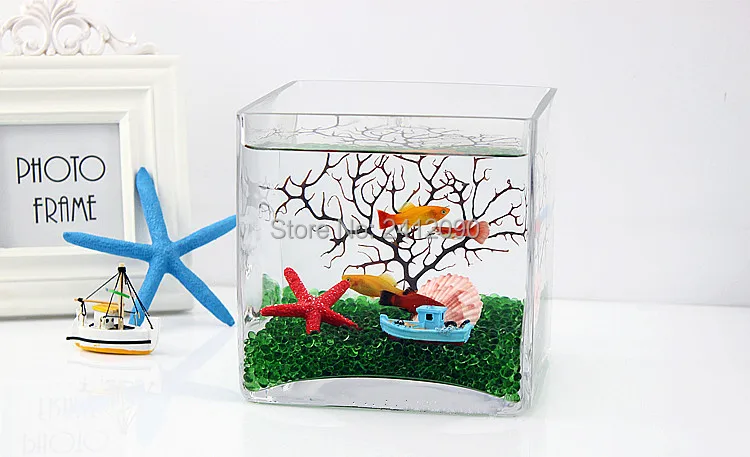 400 г цветные декоративные стеклянные шарики круглые бусины синие камушки