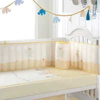 baby bed bumper baby bumpers in the crib bed around cot protector breathable cot protection baby bed cushion sets spring 2 pcs