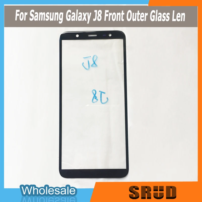 10 шт./лот для Samsung Galaxy A8 2018 J8 J6 A6 Plus A730 A530 J810 J600 A600 A605 ЖК передняя внешняя стеклянная