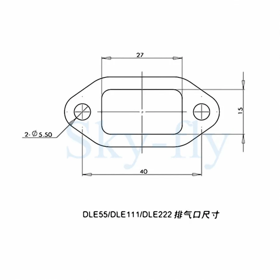 DLE55 55cc радиоуправляемая модель самолета бензиновый двигатель 5,5 л.с. двигатель для газовой модели самолета