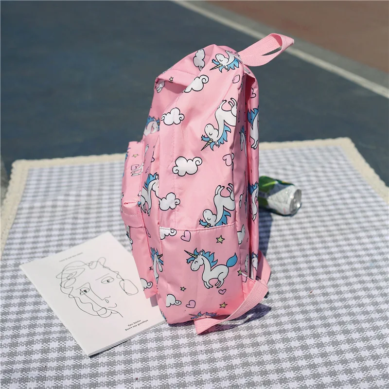 Betiteto Unicorn Bag Women Backpack Female Student Bagpack Teenage Girls School Mochila Unicornio Sac a Dos | Багаж и сумки