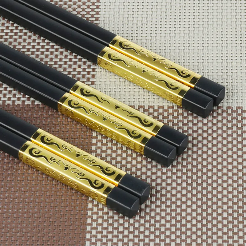 

10 Pairs Chinese Chopsticks Set Gift Elegant Special Slip Fast Sub Chop sticks Sushi Japanese Chopsticks Set Reusable Chopsticks