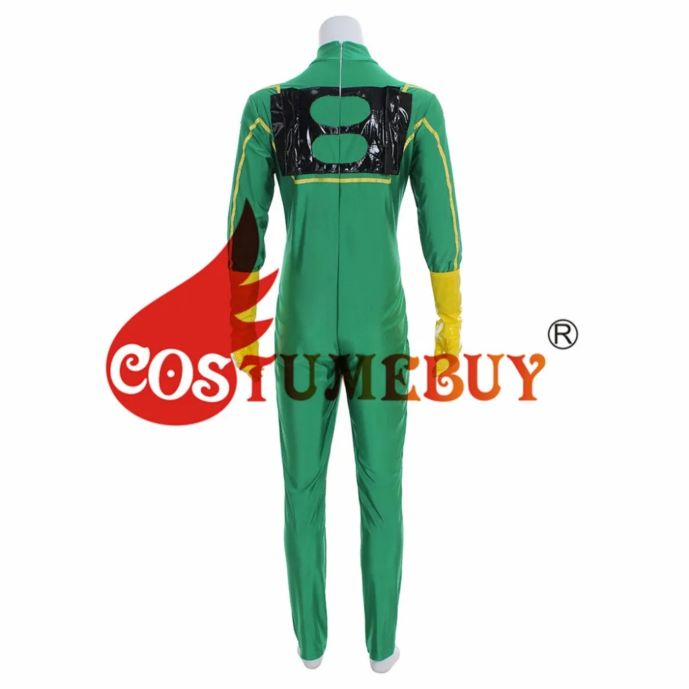 CostumeBuy Kick-Ass Dave Lizewski Косплей Костюм Kick Ass Мужской зеленый комбинезон костюм любой размер L920