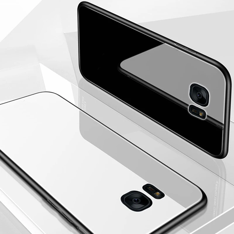 YUETUO ТПУ закаленное стекло мобильный телефон задняя крышка оболочка чехол для