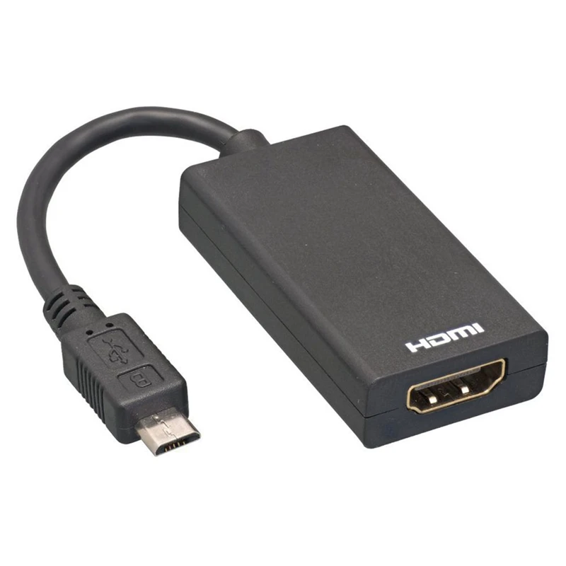 Адаптер Micro USB HDMI для ТВ монитора 1080P HD аудио кабель и совместимый видеоконвертер