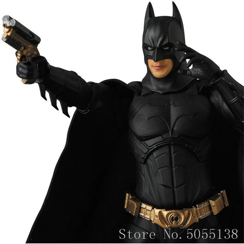MAFEX 056 Бэтмен Тактический Костюм Ver. The Dark KNight DC Justice League ПВХ фигурка Коллекционная модель игрушки 16 см