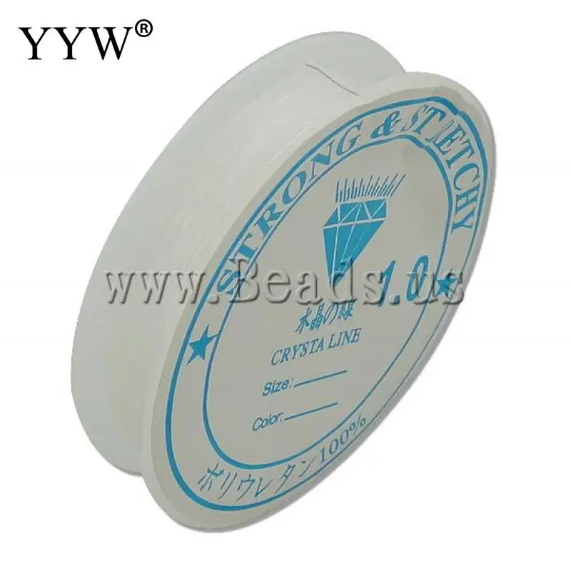 

10PCs DIY Crystal Beading wire Stretch Cord Elastic Line Transparent Clear Round Elastic Crystal Thread 1mm