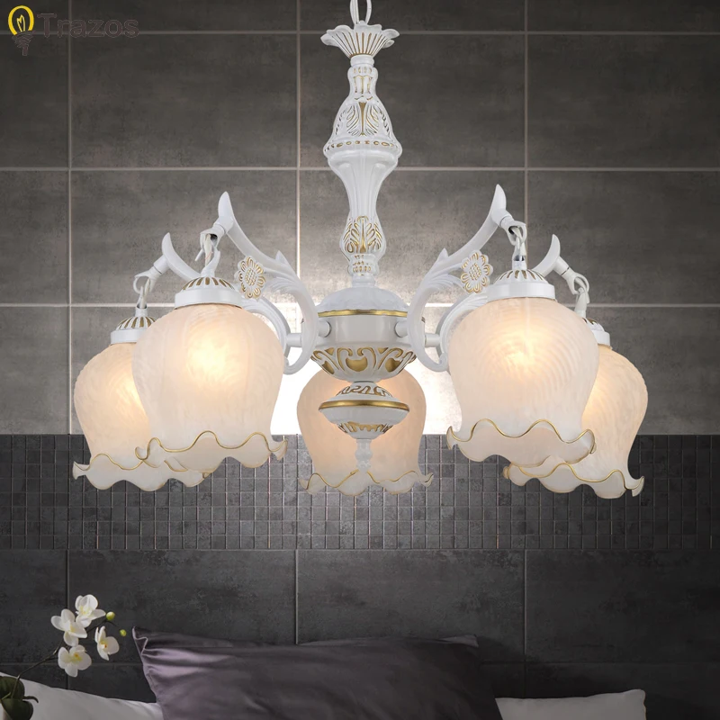 Горячий подлинный цинк винтажный цветочный светильник светодиодный Chandelierl ights Топ Новинка Внутреннее освещение свадебное украшение Фойе лампа