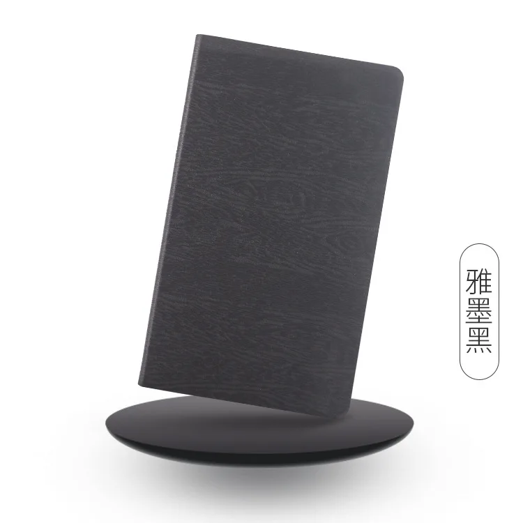 Huawei Mediapad M3 8," Tablet Case, рисунок древесины из искусственной кожи+ PC смарт sleep-будильника Функция флип чехол+ Скрытая Магнит Стенд Крышка - Цвет: Black